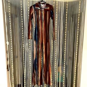 CODIGO SXY Ombre Open-back Flare Jumpsuit